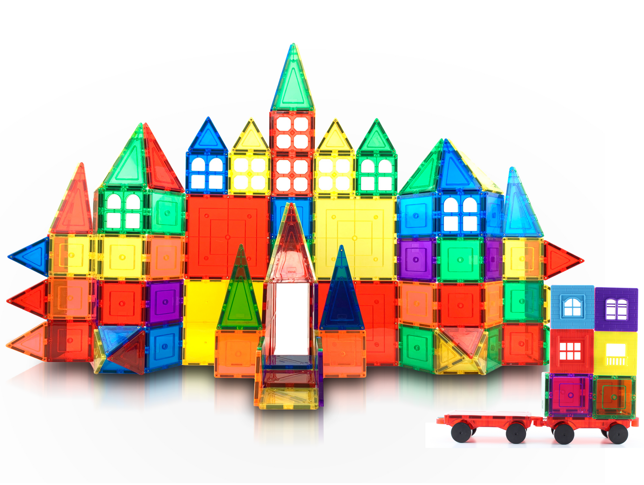 Magnetilesmagnetic Building Blocks Set For Kids - 50-100pcs Diy Designer  Toys