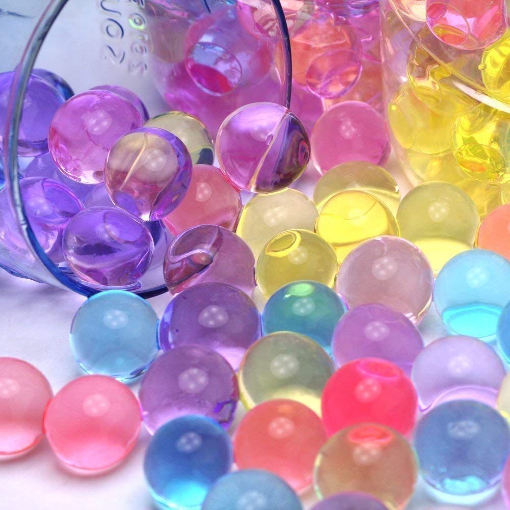 Buy MarvelBeads Water Beads Non-Toxic (Half Pound Refill) Rainbow Mix for  Sensory Play, Spa Refill, Toys and Décor, Marble Sized Online at  desertcartIsrael
